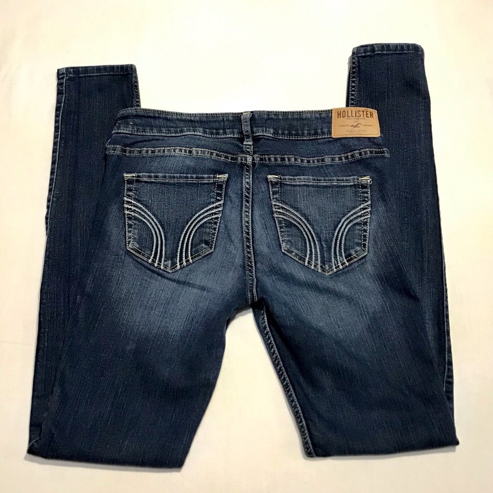 Hollister dark wash skinny jeans